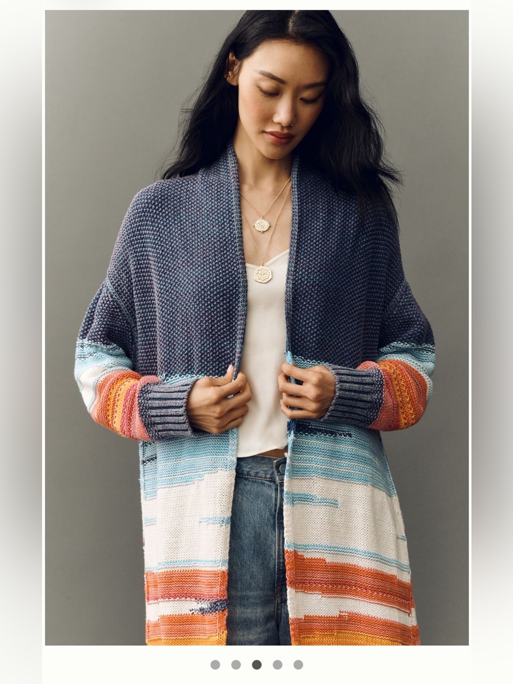 NWT Pilcro Duster Cardigan S/M - Picture 3 of 4